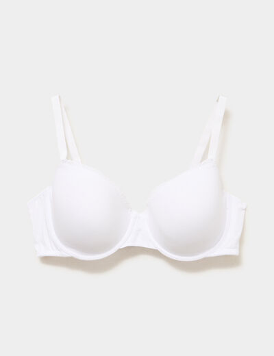 Soutien-gorge corbeille embo&icirc;tant blanc femme grande taille