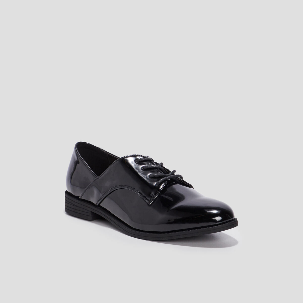 Derbies vernies noir femme