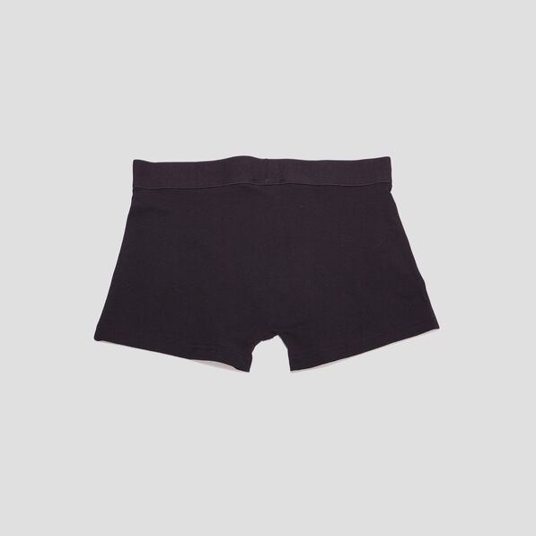 Boxer coton noir homme