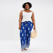 Débardeur détails dentelle blanc femme grande taille