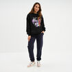 Sweat hoodie &Eacute;trange No&euml;l Monsieur Jack noir femme
