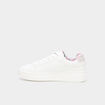 Baskets basses &agrave; lacets blanc femme
