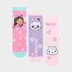 Lot 3 chaussettes Gabby maison magique rose fille