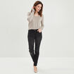 Jeans skinny taille standard noir femme