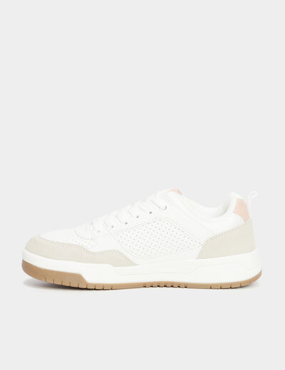 Tennis basses avec lacets Kappa vieux rose femme