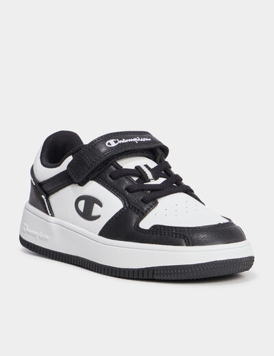 Tennis à scratchs Rebound Low Champion noir garçon