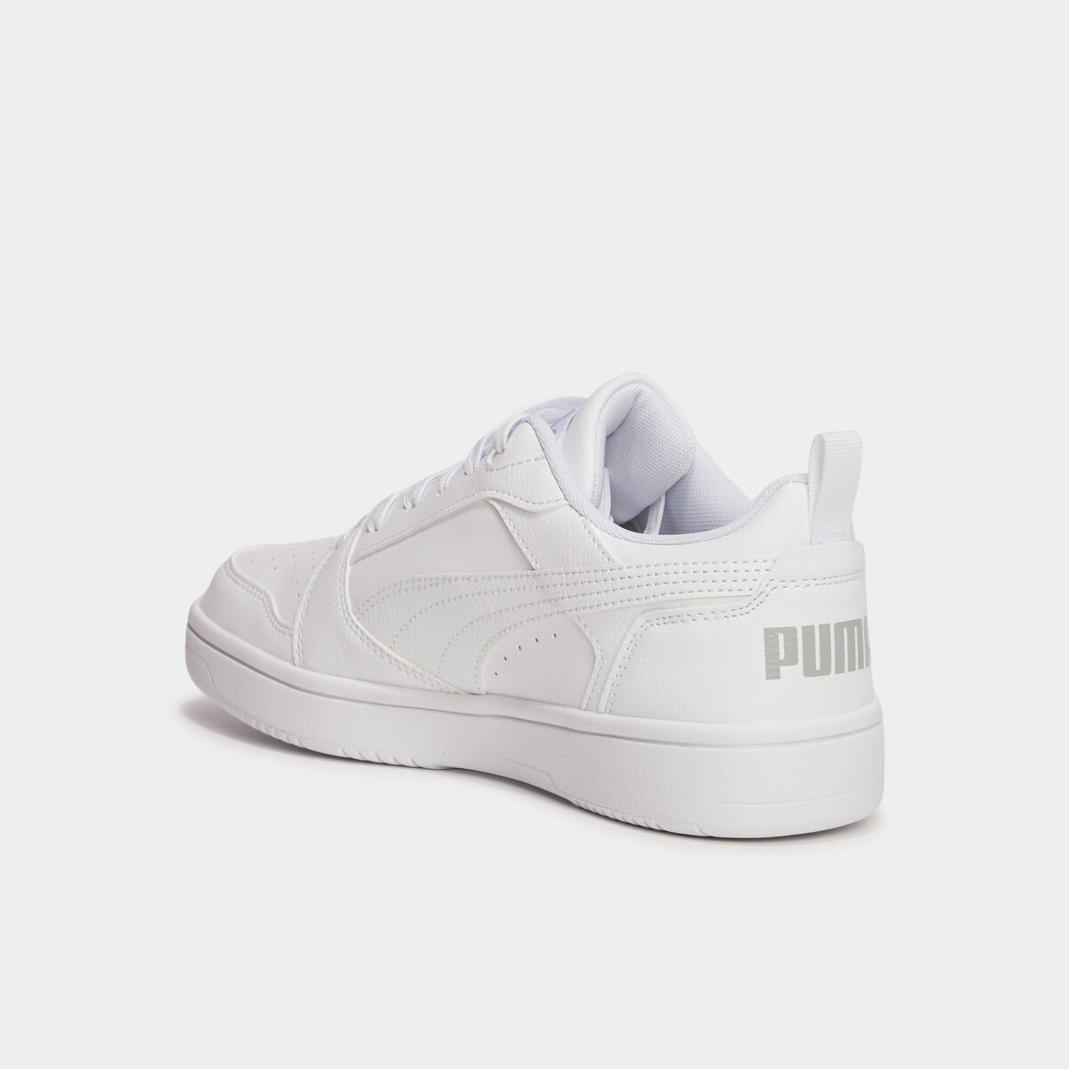 Tennis &agrave; lacets Puma Rebound V6 blanc fille