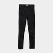 Jegging taille haute denim noir femme