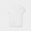 T-shirt manches courtes en coton blanc fille