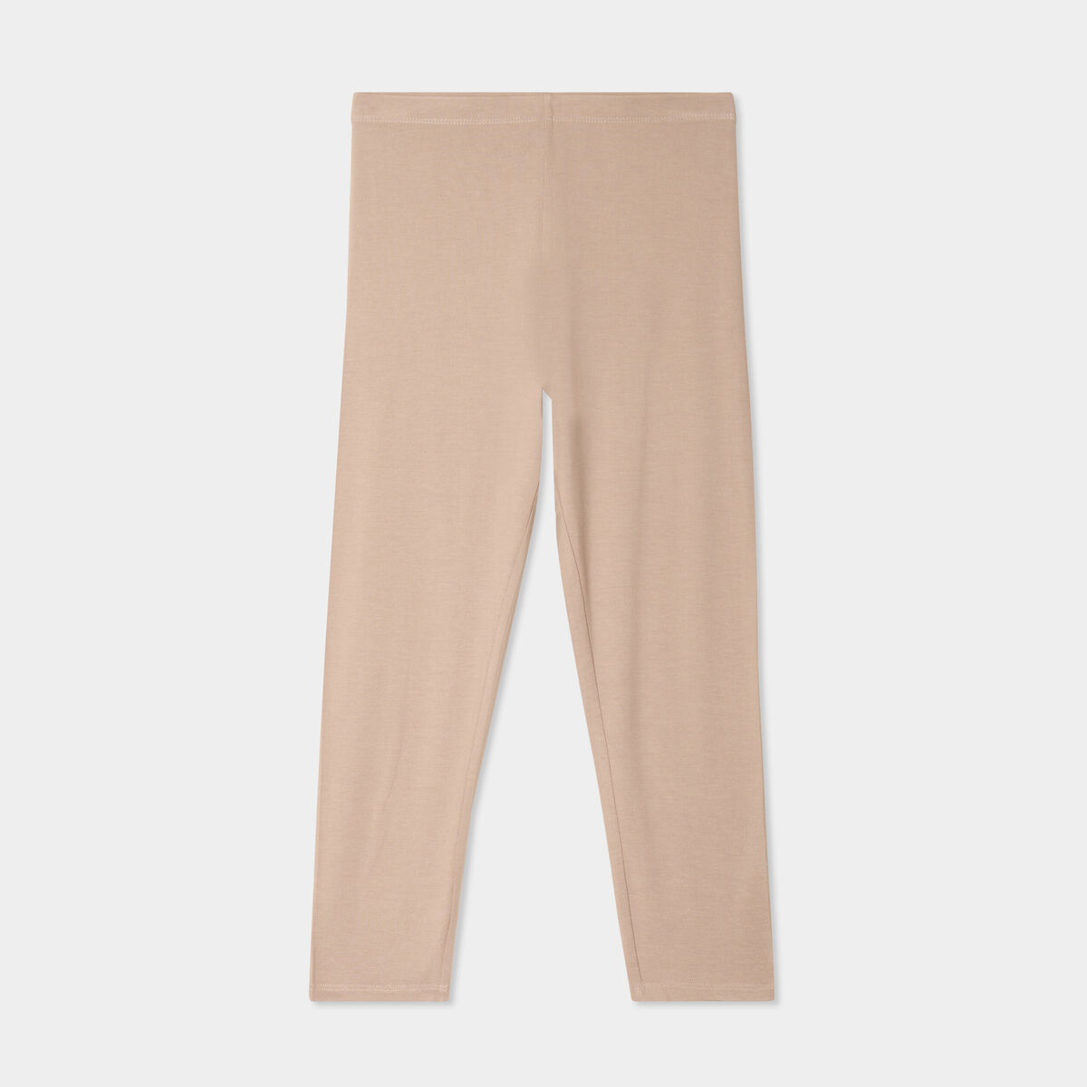 Legging &eacute;lastiqu&eacute; 7/8&egrave;me sable femme