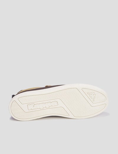 Tennis basses à lacets Kappa Lacedelli camel homme