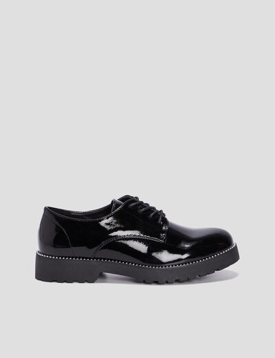 Derbies vernies Liberto noir femme