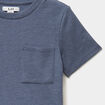 Ensemble pyjama short et t-shirt textur&eacute; bleu gris gar&ccedil;on