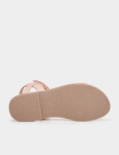 Sandales avec perles Creeks multicolore fille