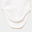 Lot 3 bodies crois&eacute;s manches longues blanc b&eacute;b&eacute;