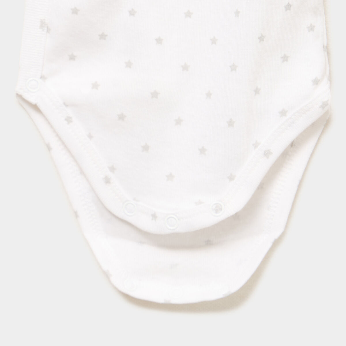 Lot 3 bodies crois&eacute;s manches longues blanc b&eacute;b&eacute;