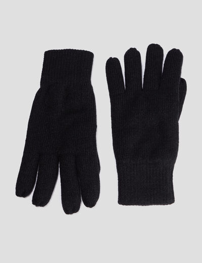 Gants noir homme