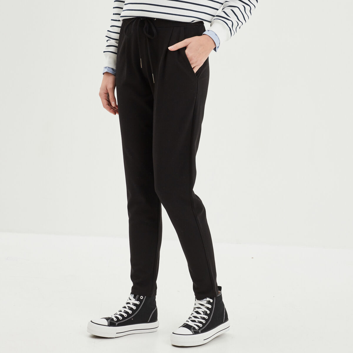 Pantalon de jogging city noir femme