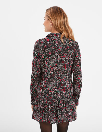 Chemise manches longues Liberto noir femme