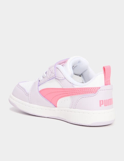Tennis à lacets Puma rose fushia fille