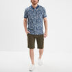 Polo droit manches courtes coton Creeks bleu marine homme