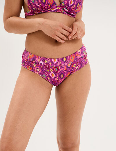 Bas de maillot de bain shorty violet femme