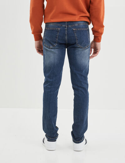 Jeans slim effet usé denim dirty homme