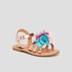 Sandales Liberto rose champagne fille