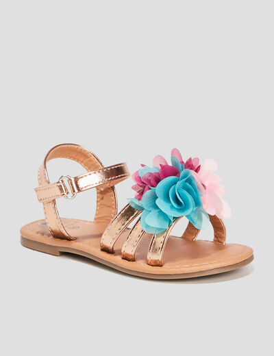 Sandales Liberto rose champagne fille