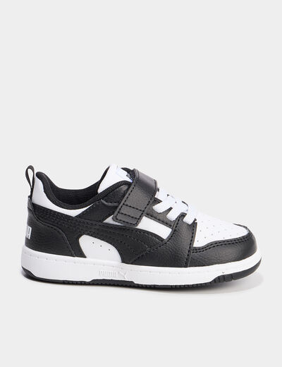 Tennis basses Puma Rebound V6 noir gar&ccedil;on