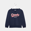 Sweat à col rond Creeks bleu marine garçon