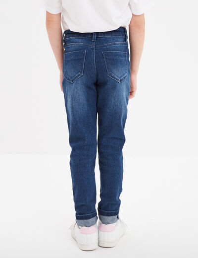 Jeans skinny 5 poches denim stone fille