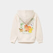 Sweat zipp&eacute; &agrave; capuche Pok&eacute;mon ivoire fille