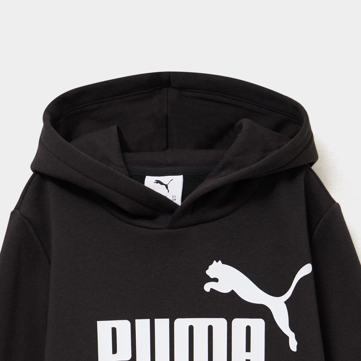 Sweat hoodie 1 poche Puma noir gar&ccedil;on