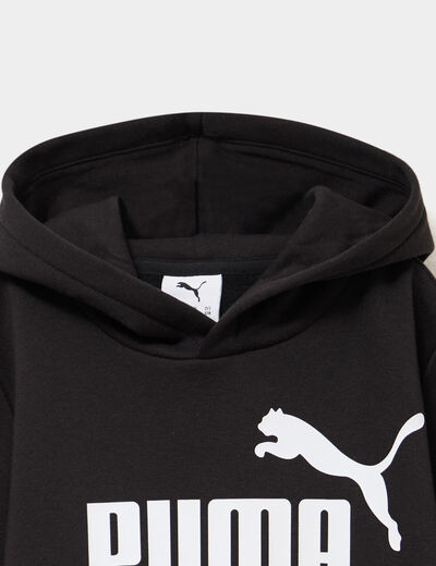Sweat hoodie 1 poche Puma noir gar&ccedil;on