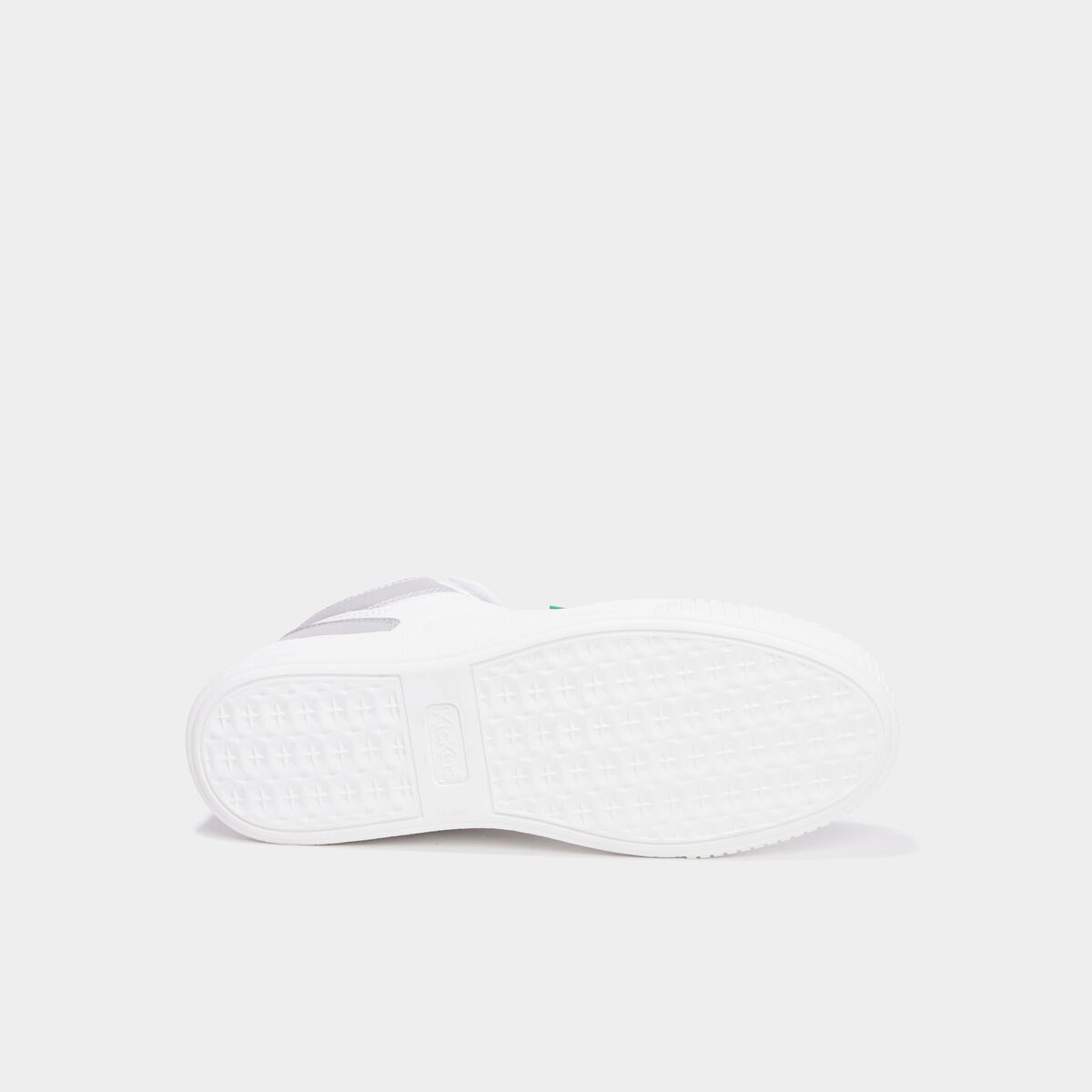 Baskets montantes Kickers Tylem gris argent femme