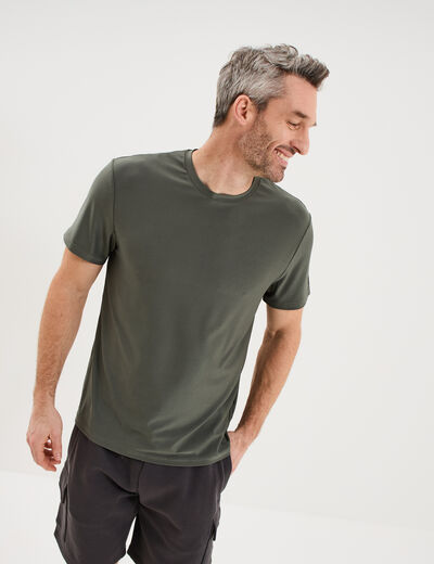 T-shirt confort respirant gris homme