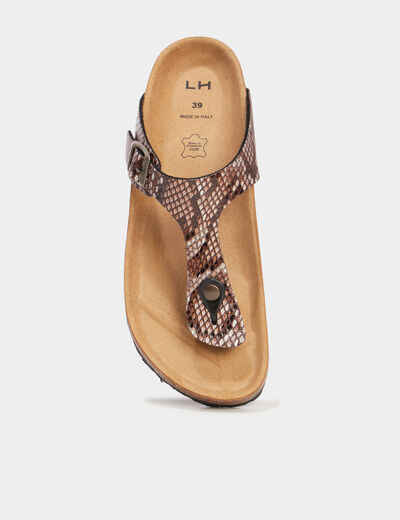 Mules multicolore femme