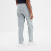 Pantalon droit 7/8ème coton bleu femme