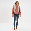 Veste matelassée sans manches blanc femme