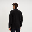Sweat polaire col camionneur noir homme