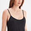 Nuisette fond de robe noir femme