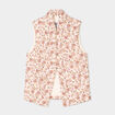 Veste matelassée sans manches blanc femme