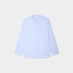 Chemise manches longues ajust&eacute;e coton blanc femme grande taille
