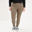 Legging en coton sable femme grande taille