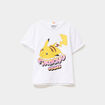 T-shirt manches courtes Pokémon Pikachu blanc fille