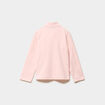 Sweat polaire col camionneur rose clair fille