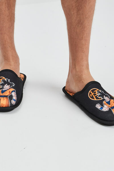 Chaussons mules Dragon Ball Z noir homme