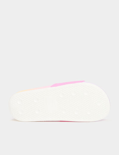 Mules de plage multicolore fille