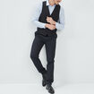 Pantalon slim bleu homme